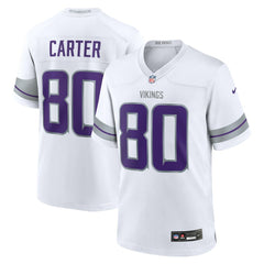 Nike Cris Carter Minnesota Vikings Alternate Retired Player Game Jersey White