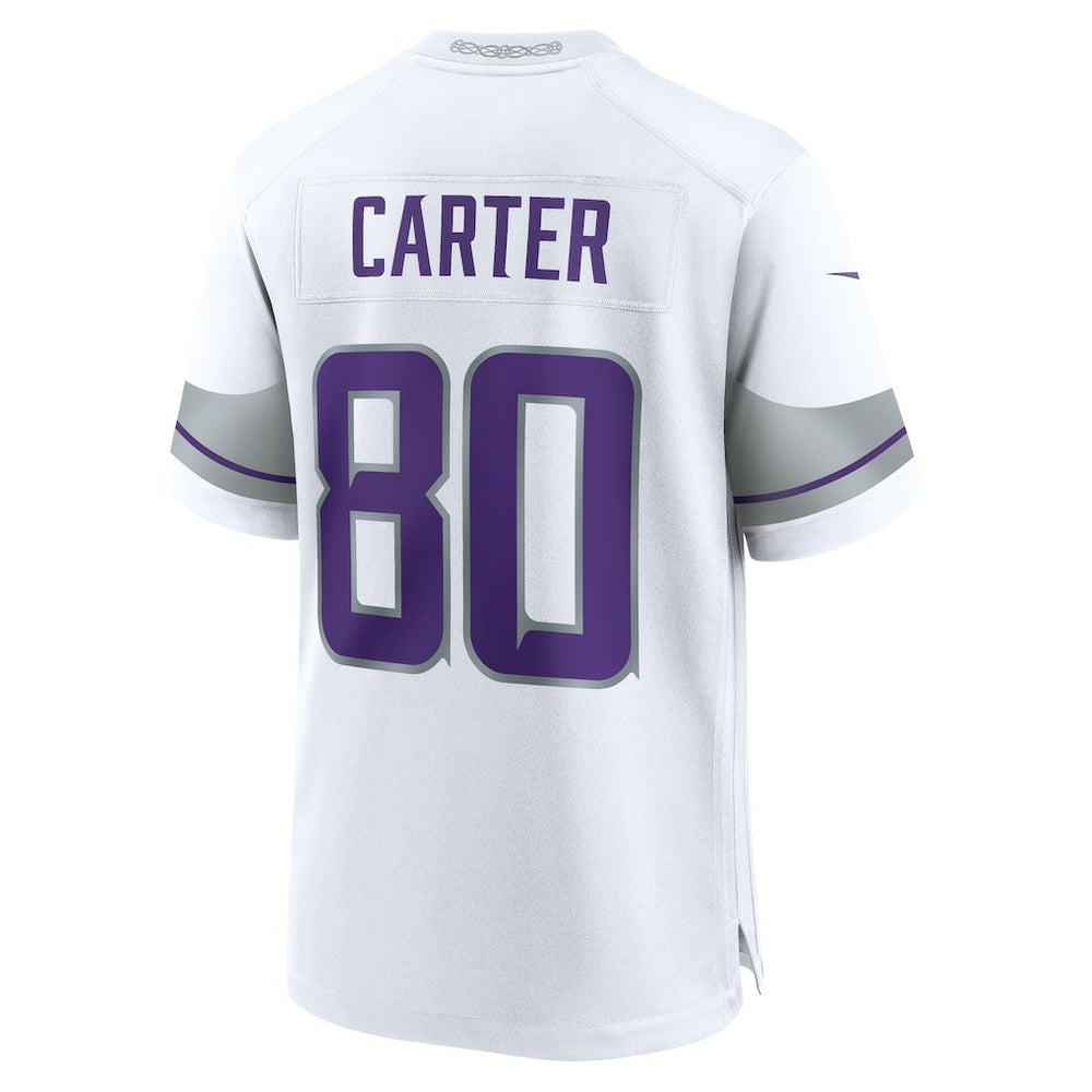 Nike Cris Carter Minnesota Vikings Alternate Retired Player Game Jersey White