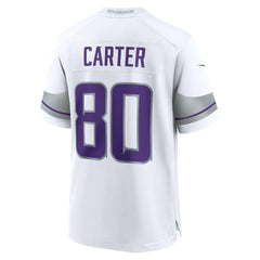 Nike Cris Carter Minnesota Vikings Alternate Retired Player Game Jersey White