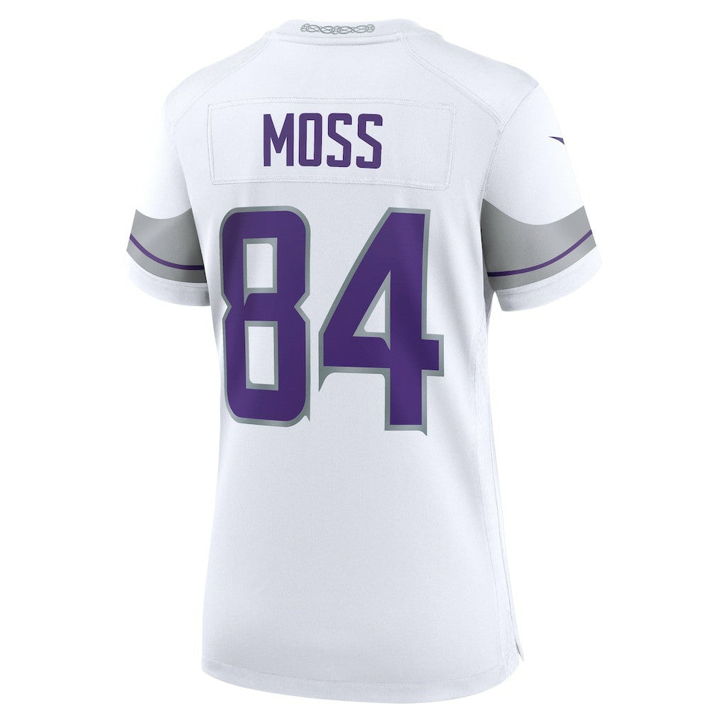 Nike Randy Moss Minnesota Vikings Women's Alternate Retired Player Game Jersey White