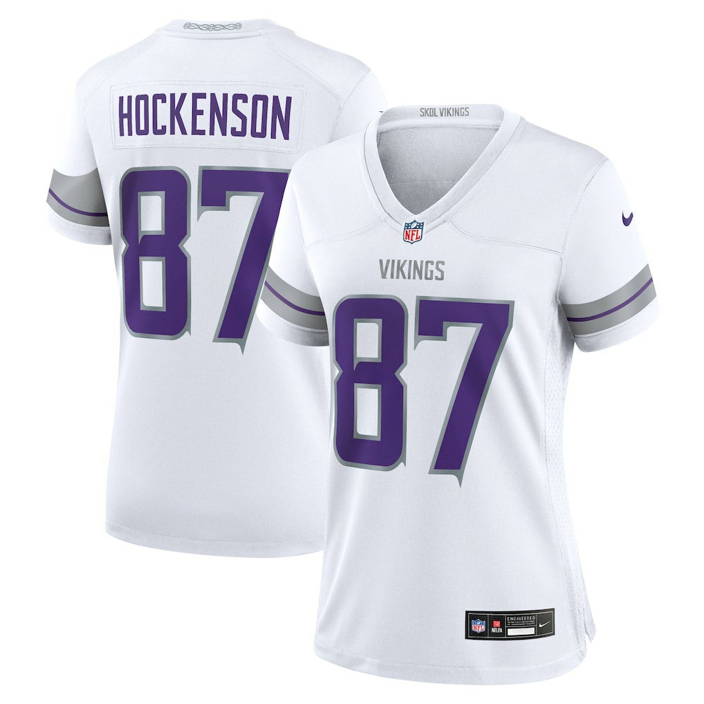 Nike T.J. Hockenson Minnesota Vikings Women's Alternate Game Player Jersey White