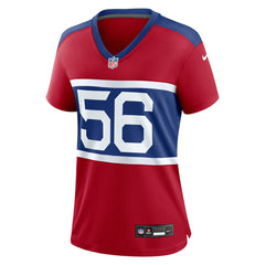 Nike Lawrence Taylor New York Giants Women's Alternate Retired Player Game Jersey Century Red