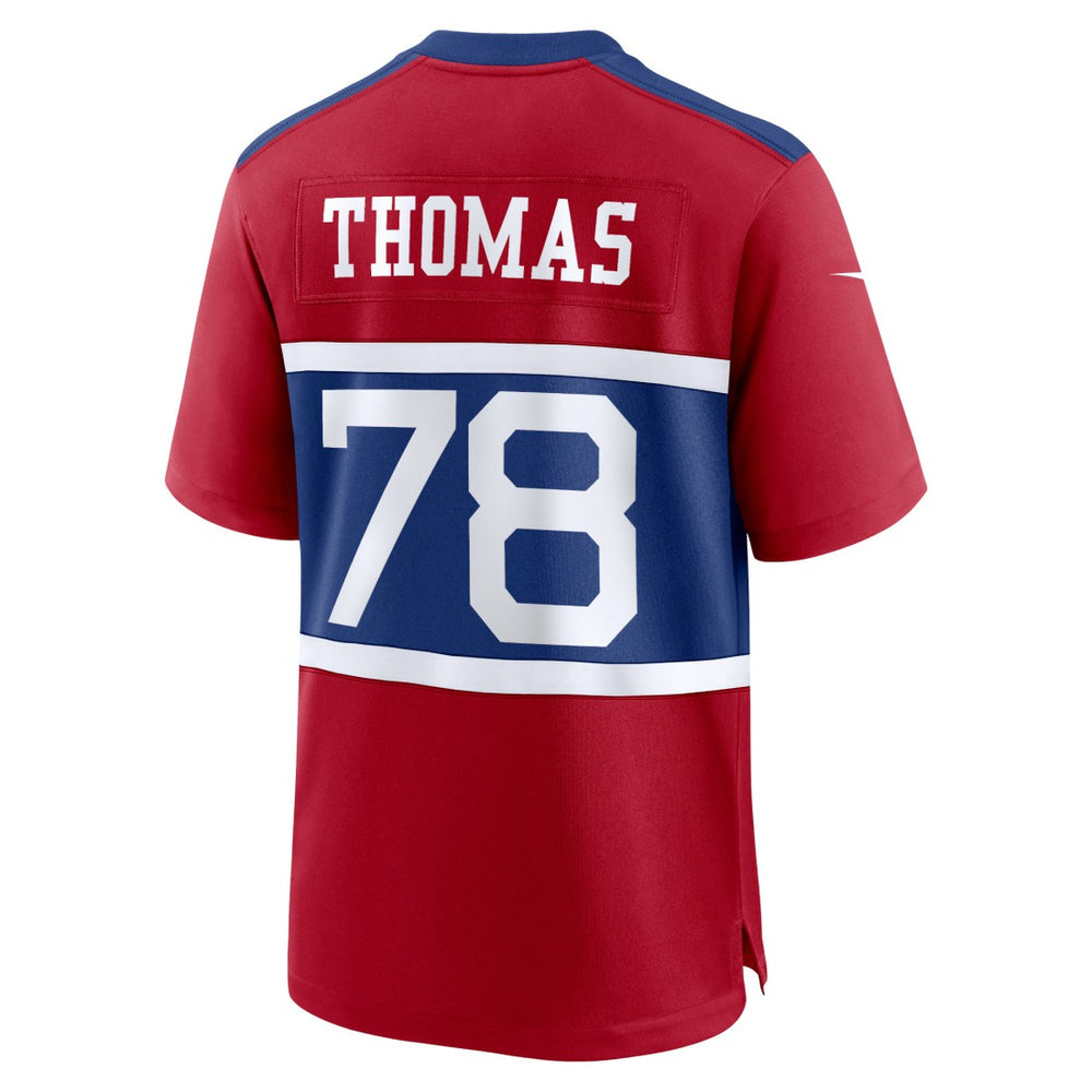 Nike Andrew Thomas New York Giants Alternate Player Game Jersey Century Red
