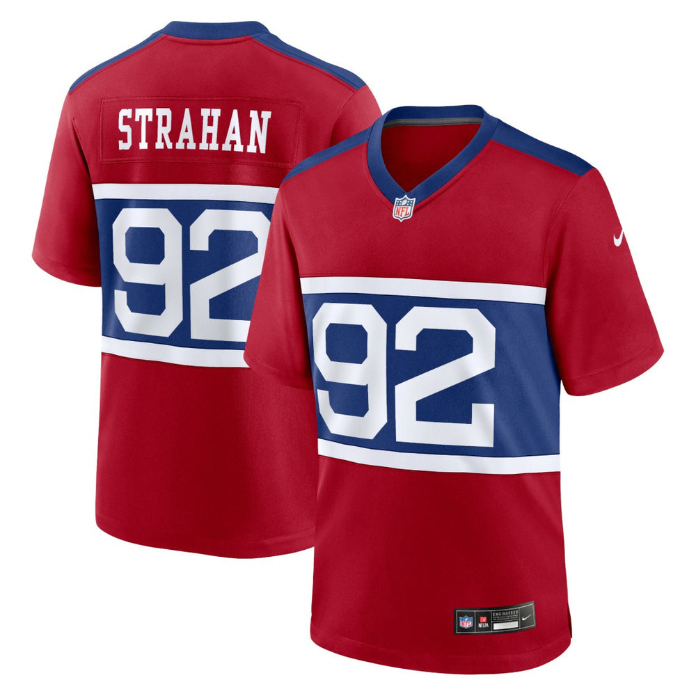 Nike Michael Strahan New York Giants Alternate Retired Player Game Jersey Century Red
