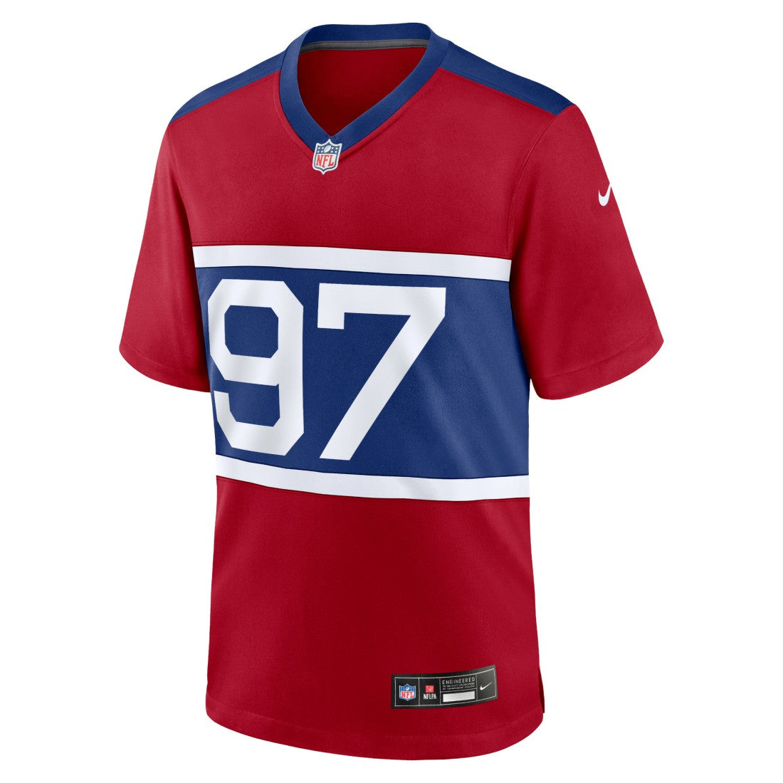 Nike Dexter Lawrence II New York Giants Alternate Player Game Jersey Century Red