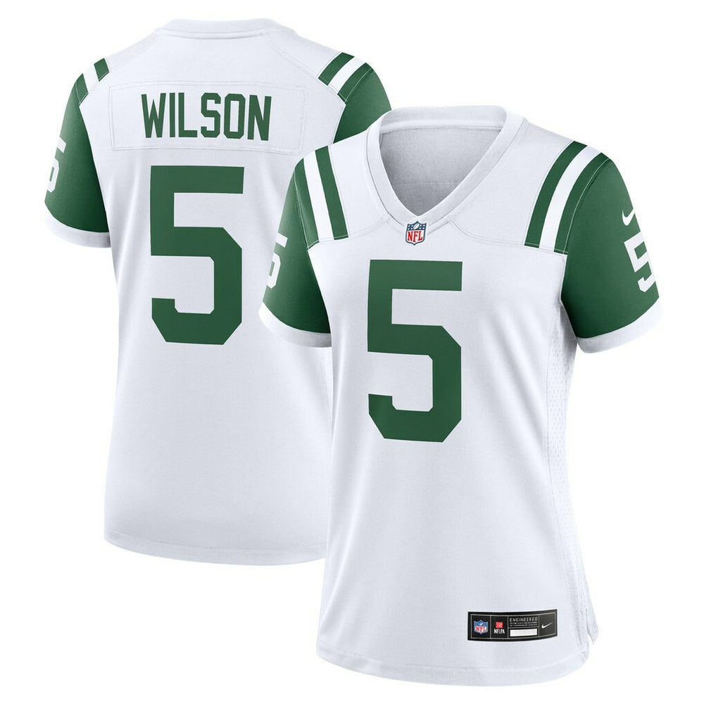 Nike Garrett Wilson New York Jets Women's Classic Alternate Game Jersey White