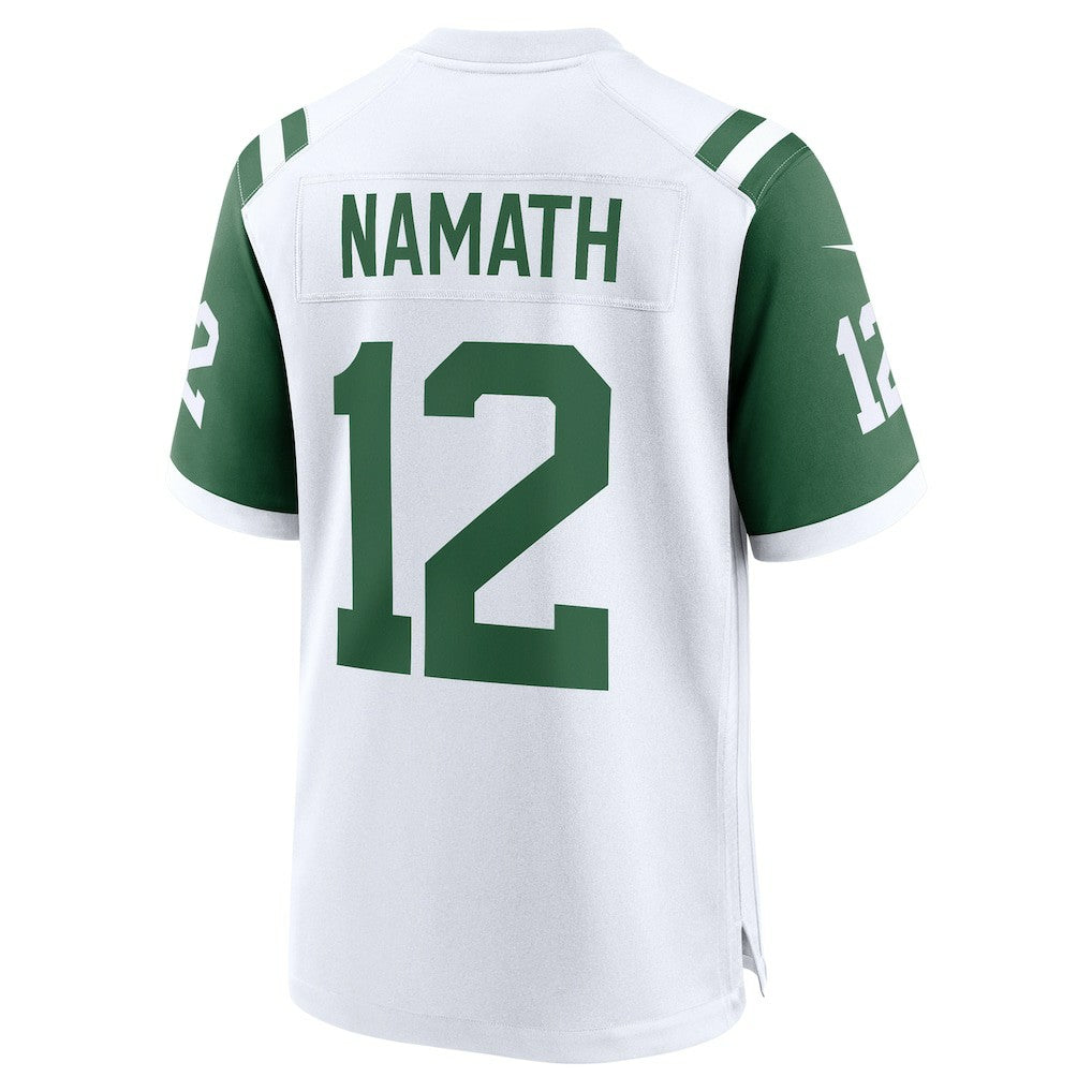 Nike Joe Namath New York Jets Classic Alternate Retired Player Game Jersey White