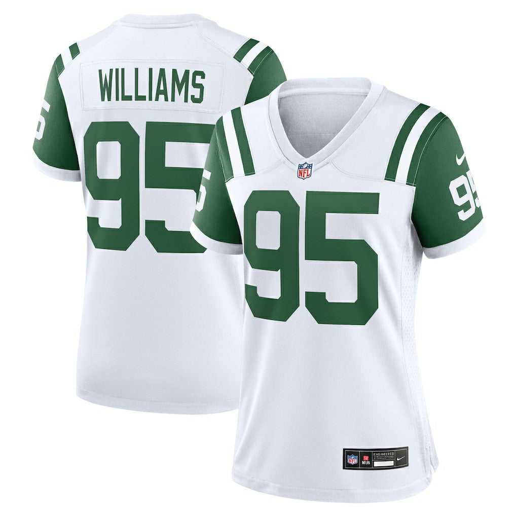 Nike Quinnen Williams New York Jets Women's Classic Alternate Game Jersey White