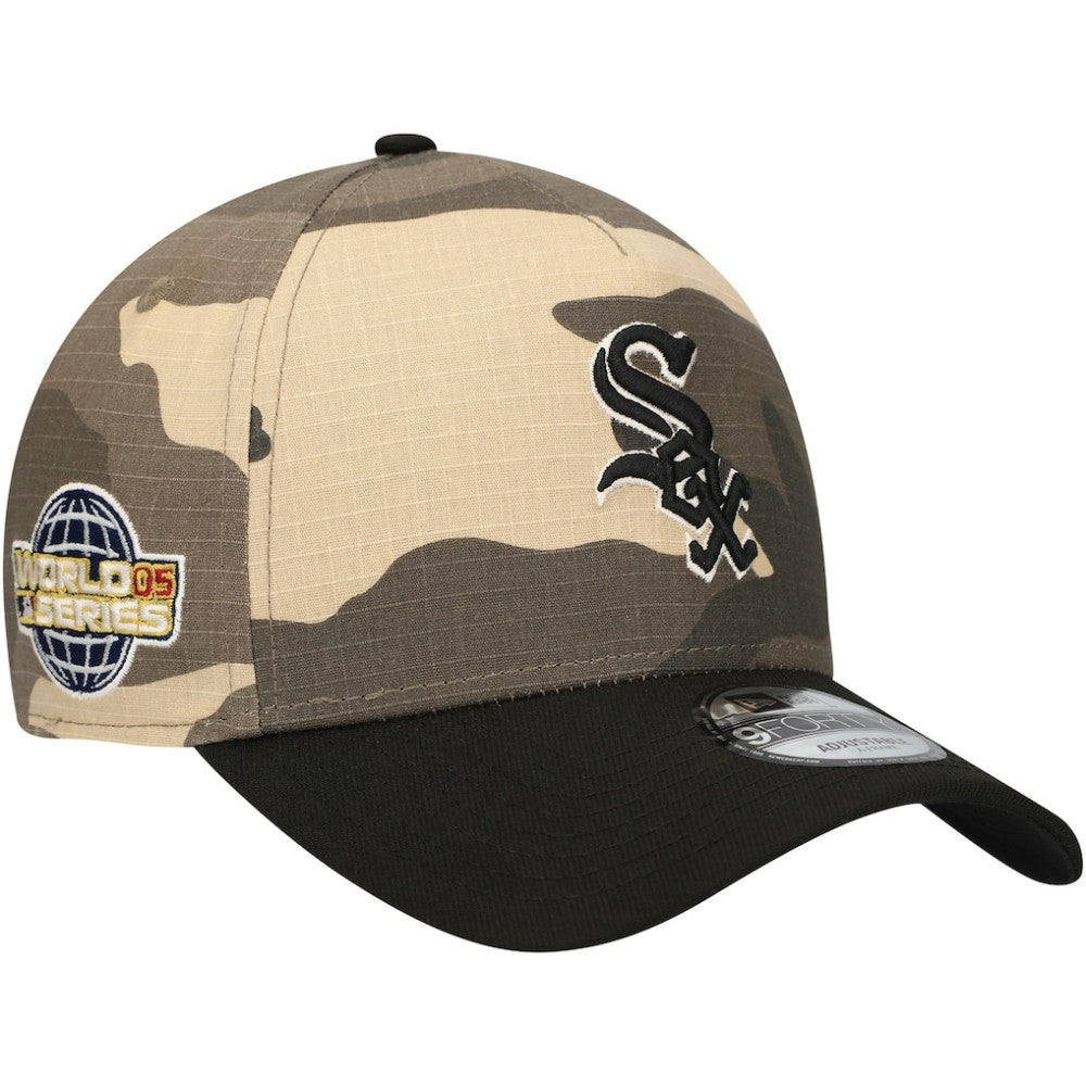Chicago White Sox New Era Camo Crown A-Frame 9FORTY Adjustable Hat - New Era Online
