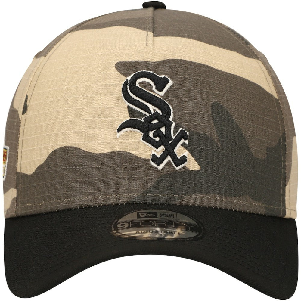 Chicago White Sox New Era Camo Crown A-Frame 9FORTY Adjustable Hat - New Era Online