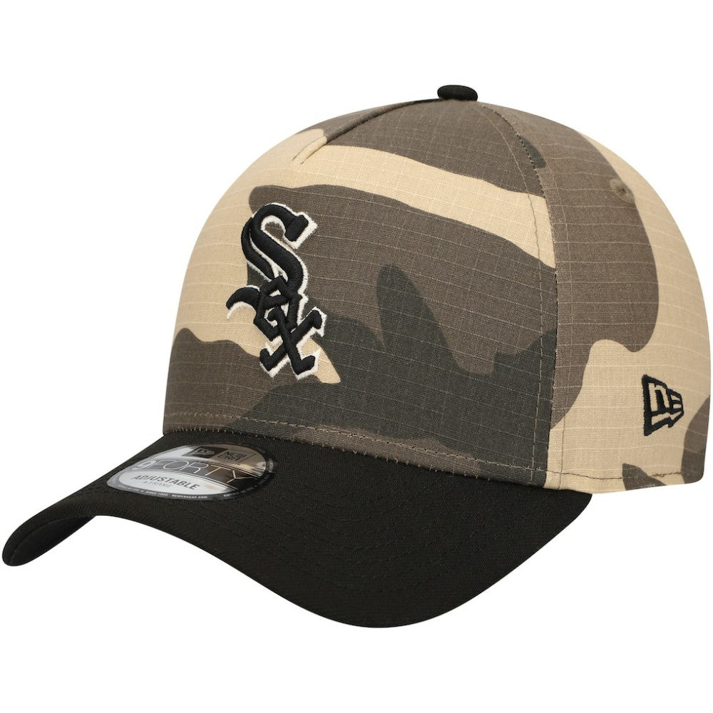 Chicago White Sox New Era Camo Crown A-Frame 9FORTY Adjustable Hat - New Era Online