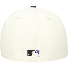 Tampa Bay Rays New Era Game Night Leather Visor 59FIFTY Fitted Hat - Cream - New Era Online