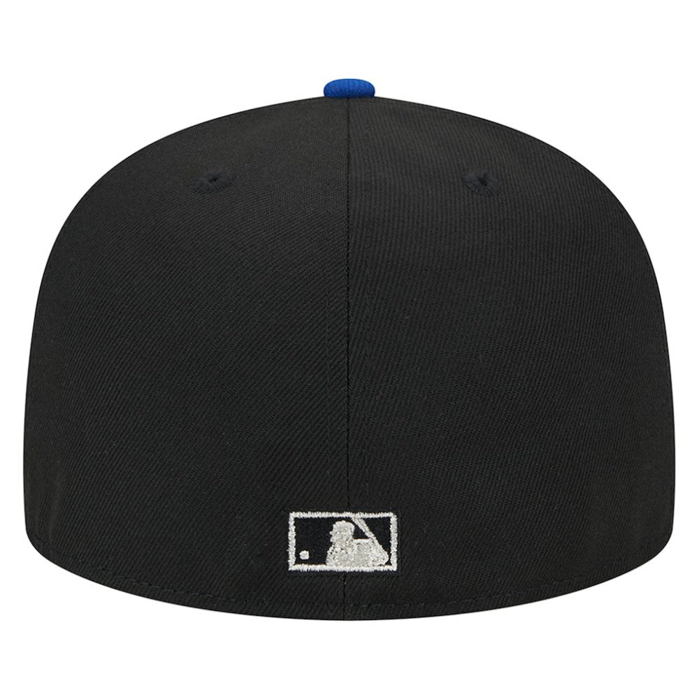 Chicago Cubs New Era Metallic Camo 59FIFTY Fitted Hat - Black - New Era Discount
