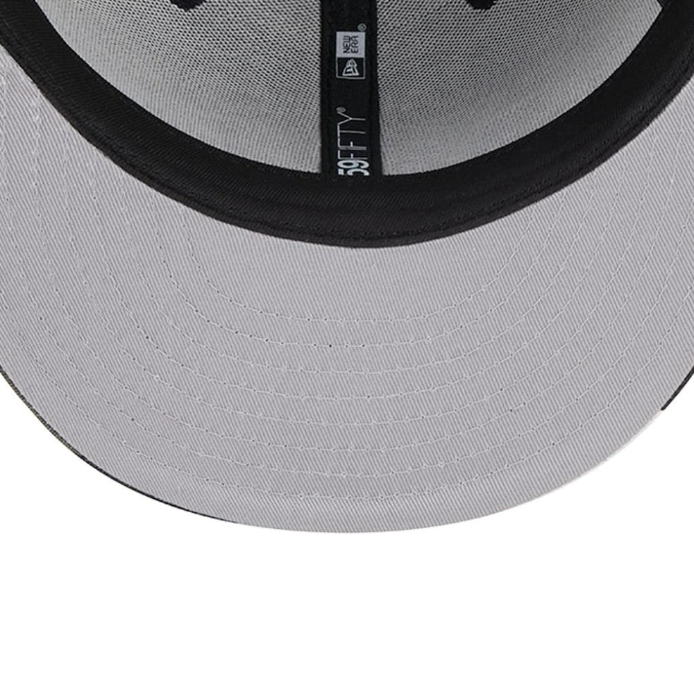 Chicago Cubs New Era Metallic Camo 59FIFTY Fitted Hat - Black - New Era Discount