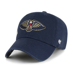 New Orleans Pelicans '47 Women's Confetti Undervisor Clean Up Adjustable Hat Navy | 47 brand for sale