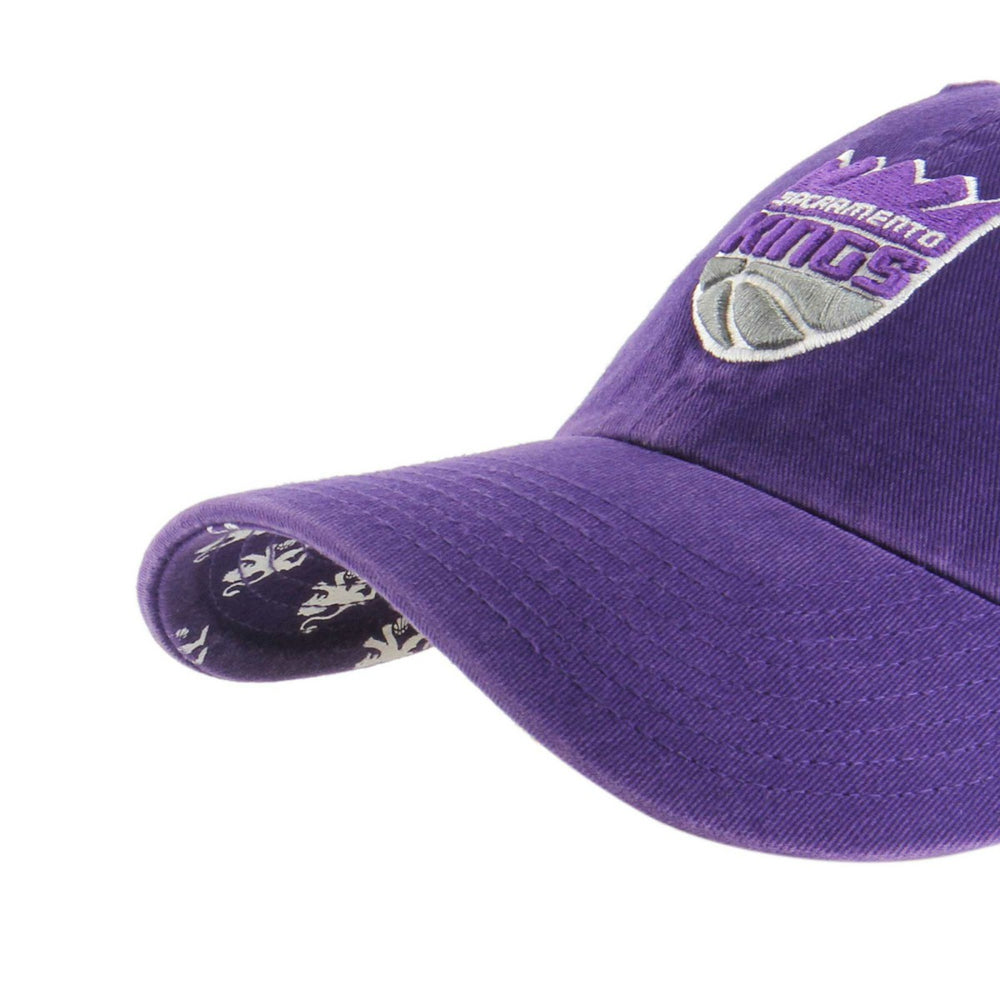 Sacramento Kings '47 Women's Confetti Undervisor Clean Up Adjustable Hat Purple | 47 brand for sale