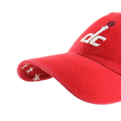 Washington Wizards '47 Women's Confetti Undervisor Clean Up Adjustable Hat Red | 47 brand online