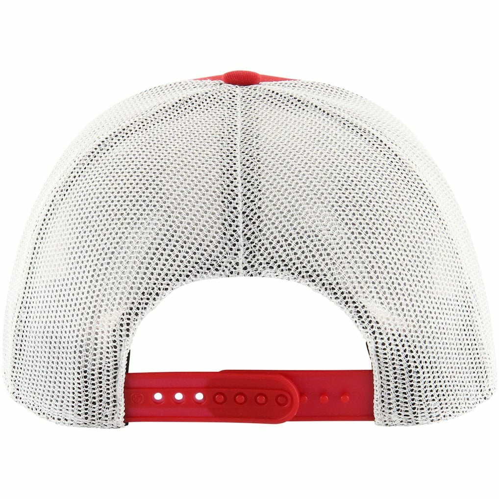 Chicago Bulls '47 Semi Patch Trucker Adjustable Hat Red | 47 brand Near Me