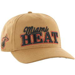 Miami Heat '47 Barnes Hitch Adjustable Hat Tan | 47 brand Lifestyle