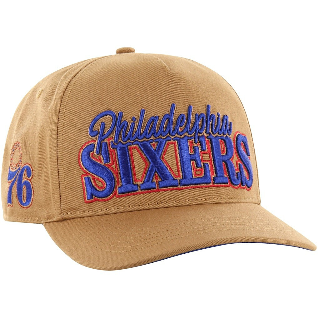 Philadelphia 76ers '47 Barnes Hitch Adjustable Hat Tan | 47 brand online