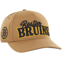 Boston Bruins '47 Barnes Hitch Adjustable Hat - Tan - NHL 200567913