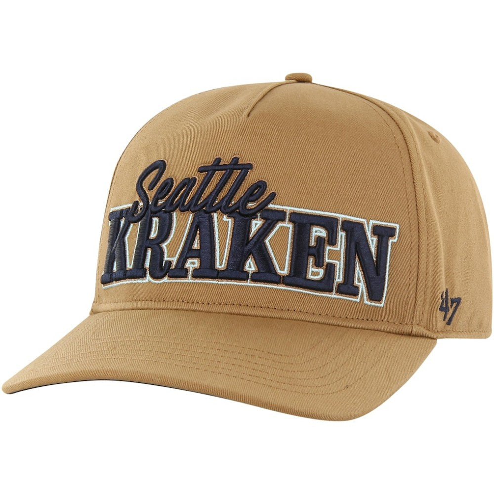 Seattle Kraken '47 Barnes Hitch Adjustable Hat - Tan - NHL 200567926