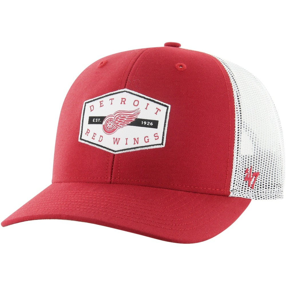 Detroit Red Wings '47 Convoy Trucker Adjustable Hat - Red - NHL 200568046