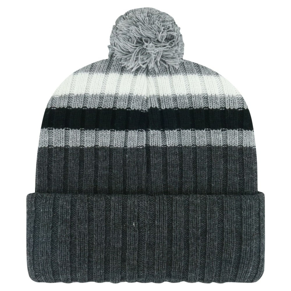 Philadelphia Flyers '47 Stack Patch Cuffed Knit Hat with Pom - Gray - NHL 200568090