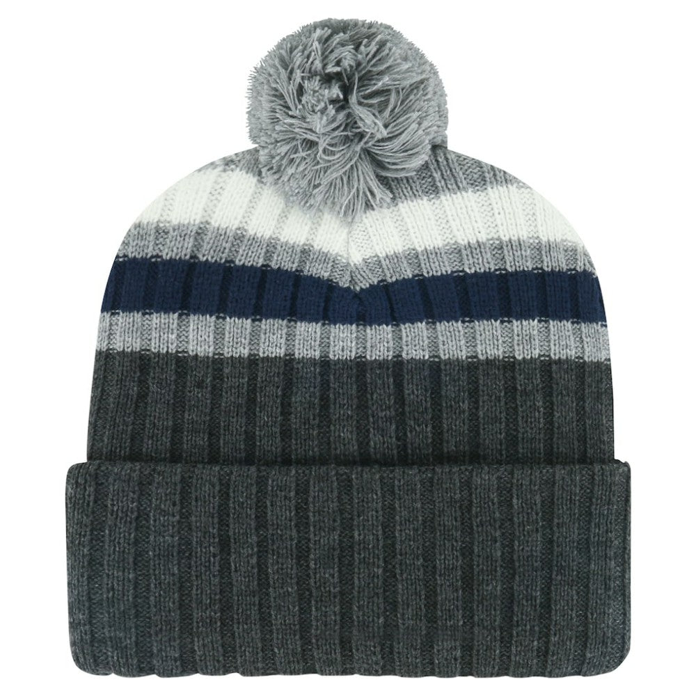 Toronto Maple Leafs '47 Stack Patch Cuffed Knit Hat with Pom - Gray - NHL 200568095
