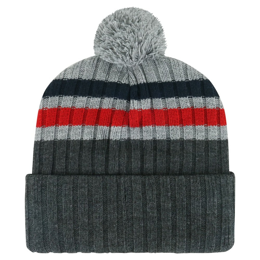 Washington Capitals '47 Stack Patch Cuffed Knit Hat with Pom - Gray - NHL 200568097