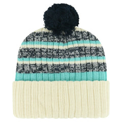 Seattle Kraken '47 Tavern Cuffed Knit Hat with Pom - Cream - NHL 200568112