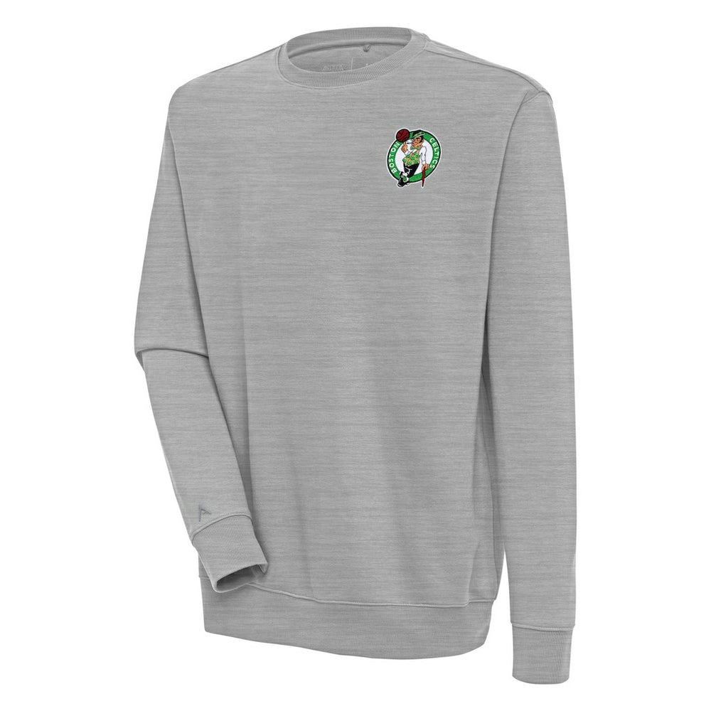 Boston Celtics Antigua Victory Pullover Sweatshirt Heather Gray