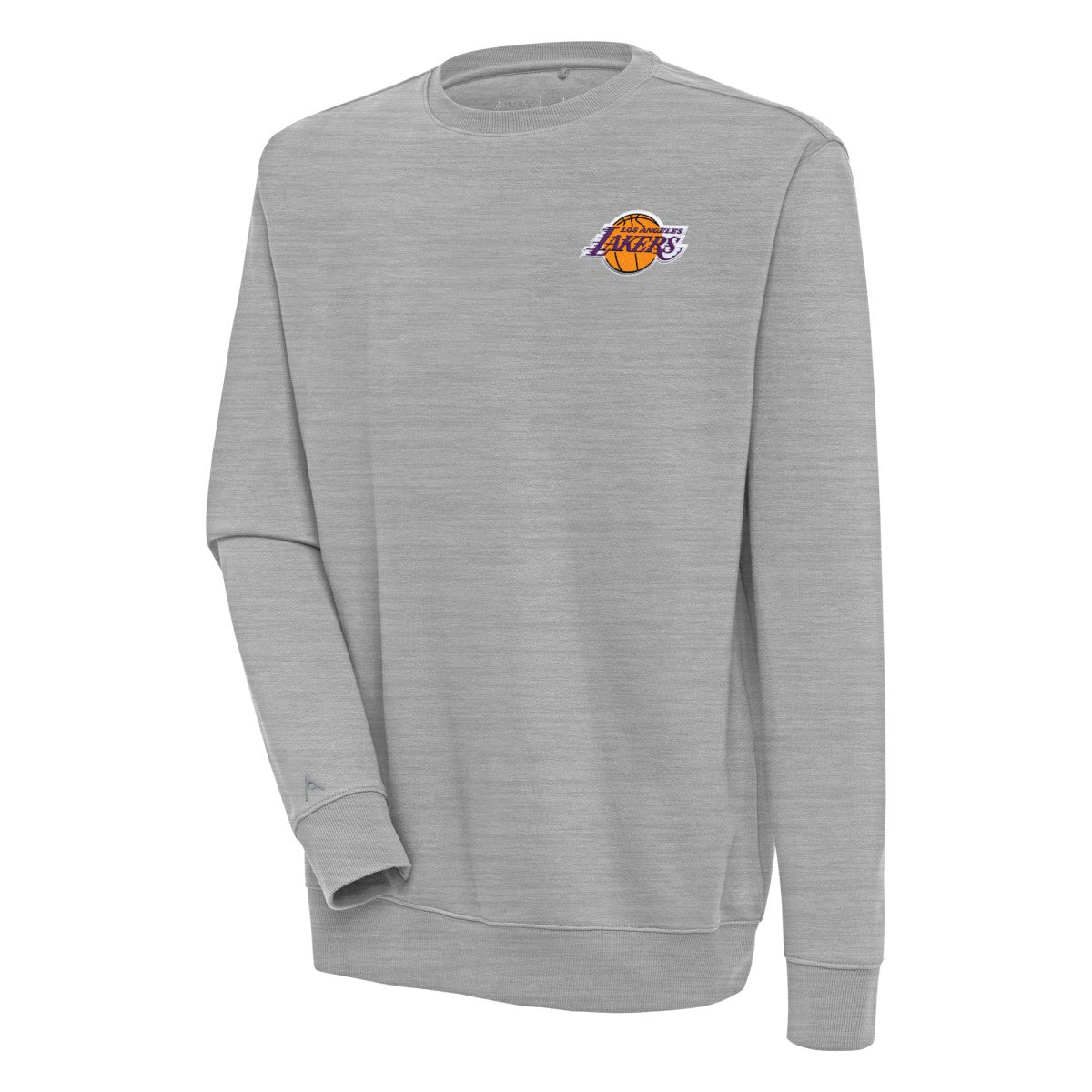 Los Angeles Lakers Antigua Victory Pullover Sweatshirt Heather Gray