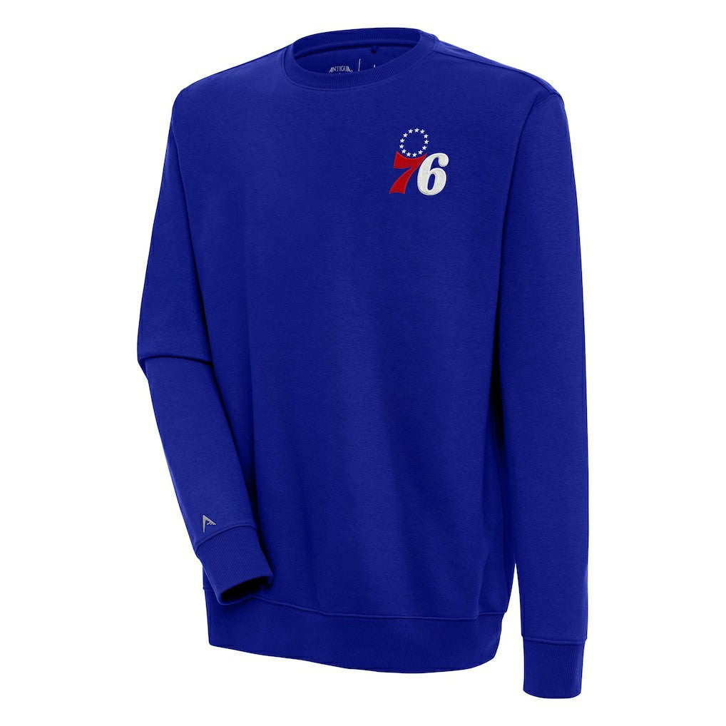Philadelphia 76ers Antigua Victory Pullover Sweatshirt Royal
