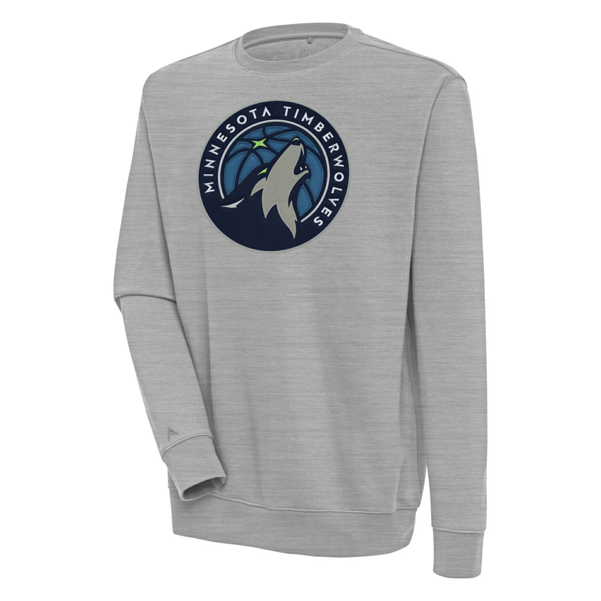 Minnesota Timberwolves Antigua Victory Pullover Sweatshirt Heather Gray