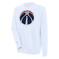 Washington Wizards Antigua Victory Pullover Sweatshirt White