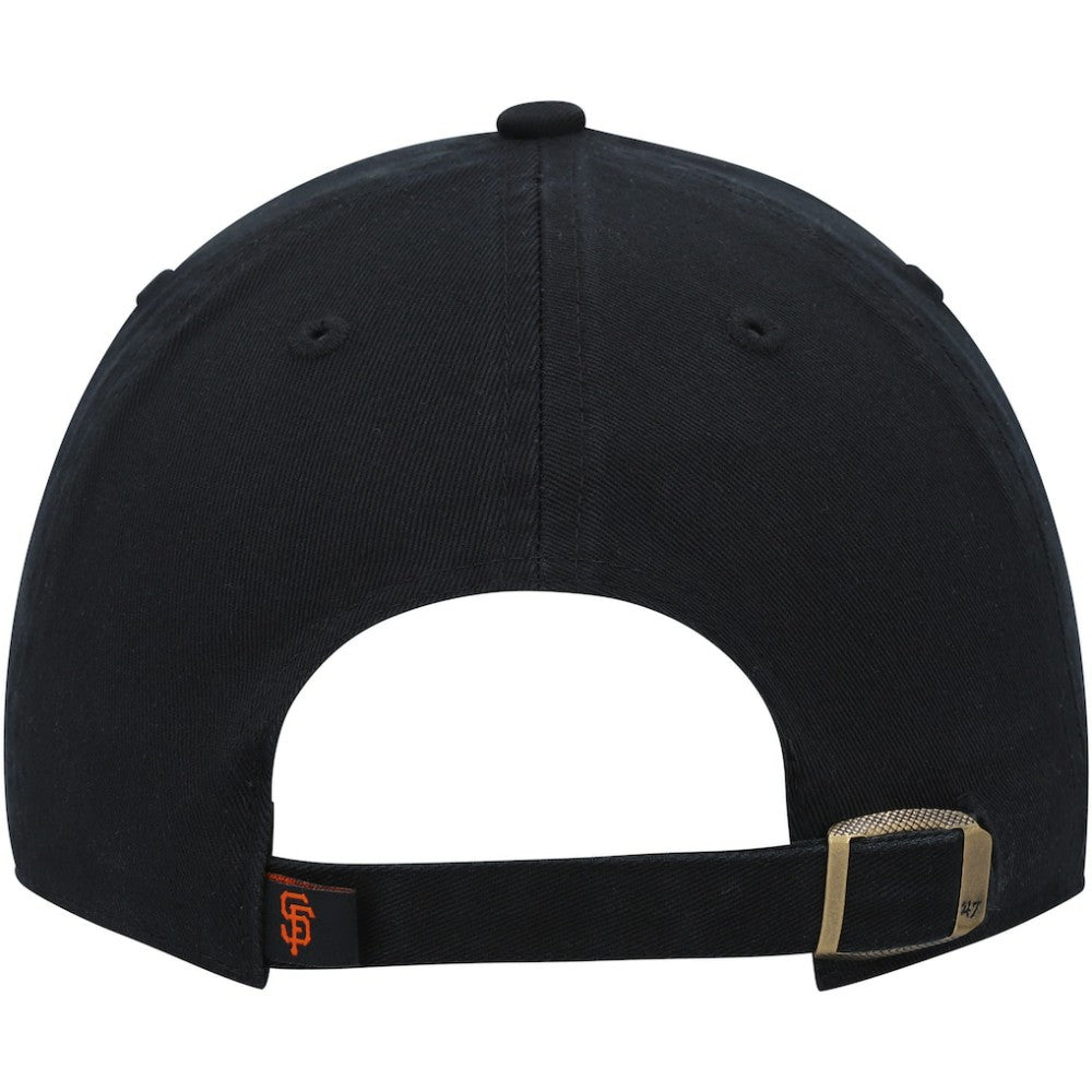 San Francisco Giants '47 Youth Clean Up Adjustable Hat - Black - 47 brand Lifestyle