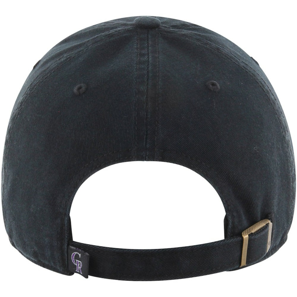 Colorado Rockies '47 Youth Clean Up Adjustable Hat - Black - 47 brand on Sale