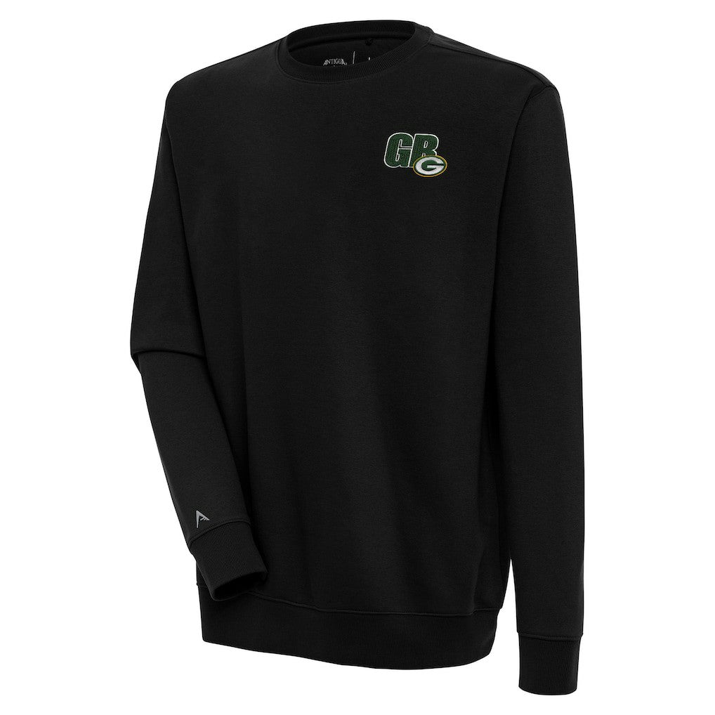 Green Bay Packers Antigua Victory Pullover Sweatshirt Black
