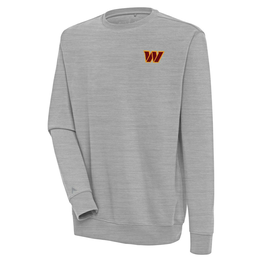 Washington Commanders Antigua Victory Pullover Sweatshirt Heather Gray