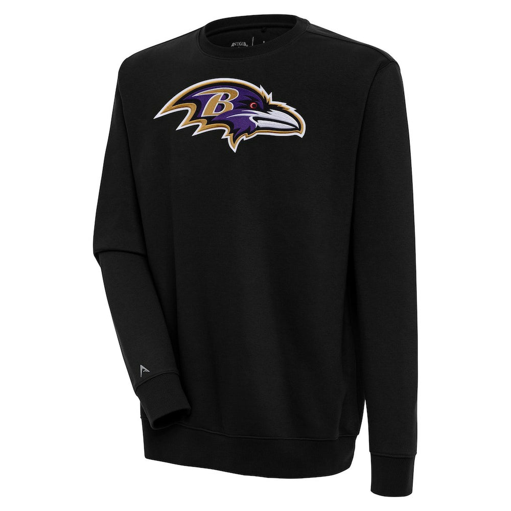 Baltimore Ravens Antigua Victory Pullover Sweatshirt Black
