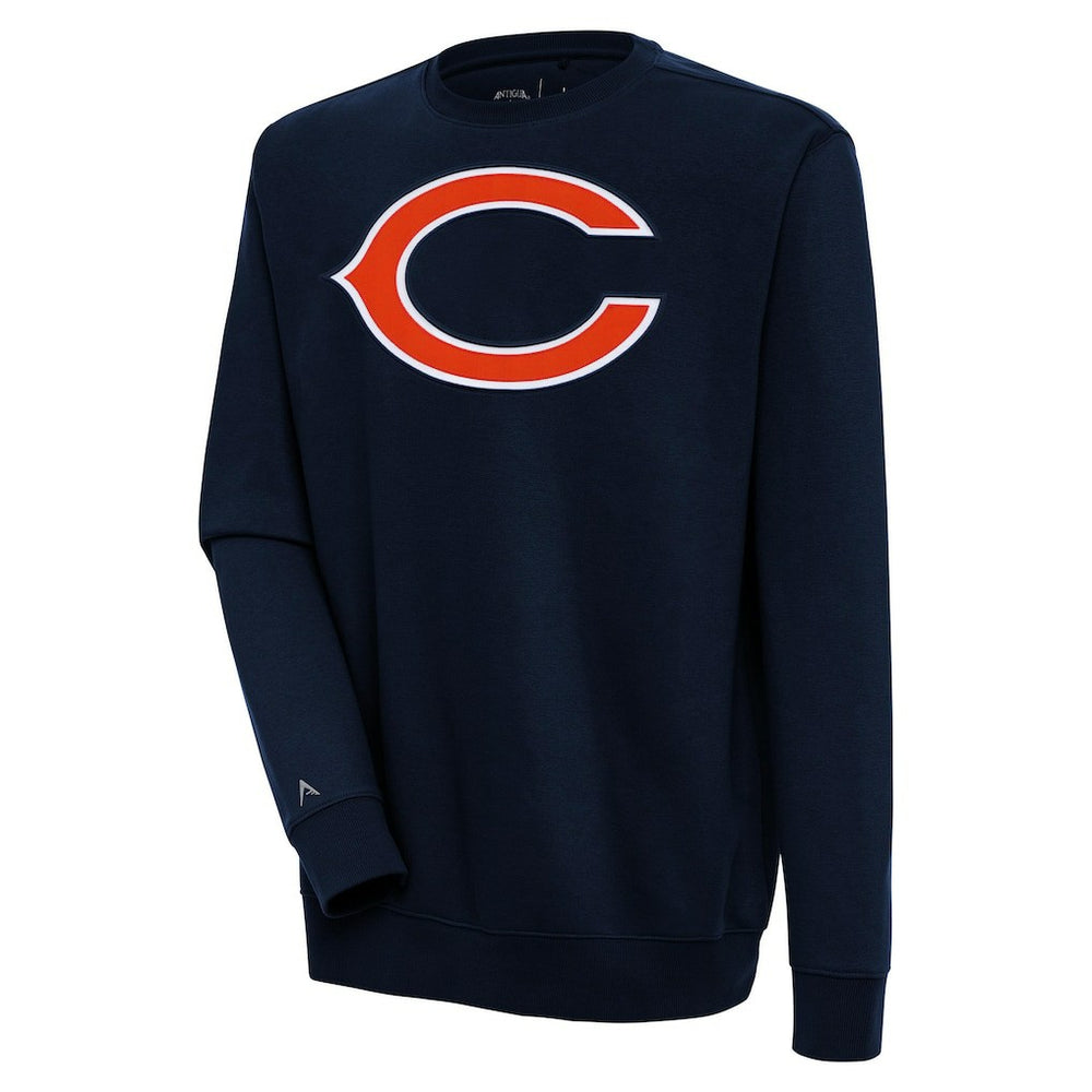 Chicago Bears Antigua Victory Pullover Sweatshirt Navy