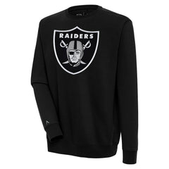 Las Vegas Raiders Antigua Victory Pullover Sweatshirt Black