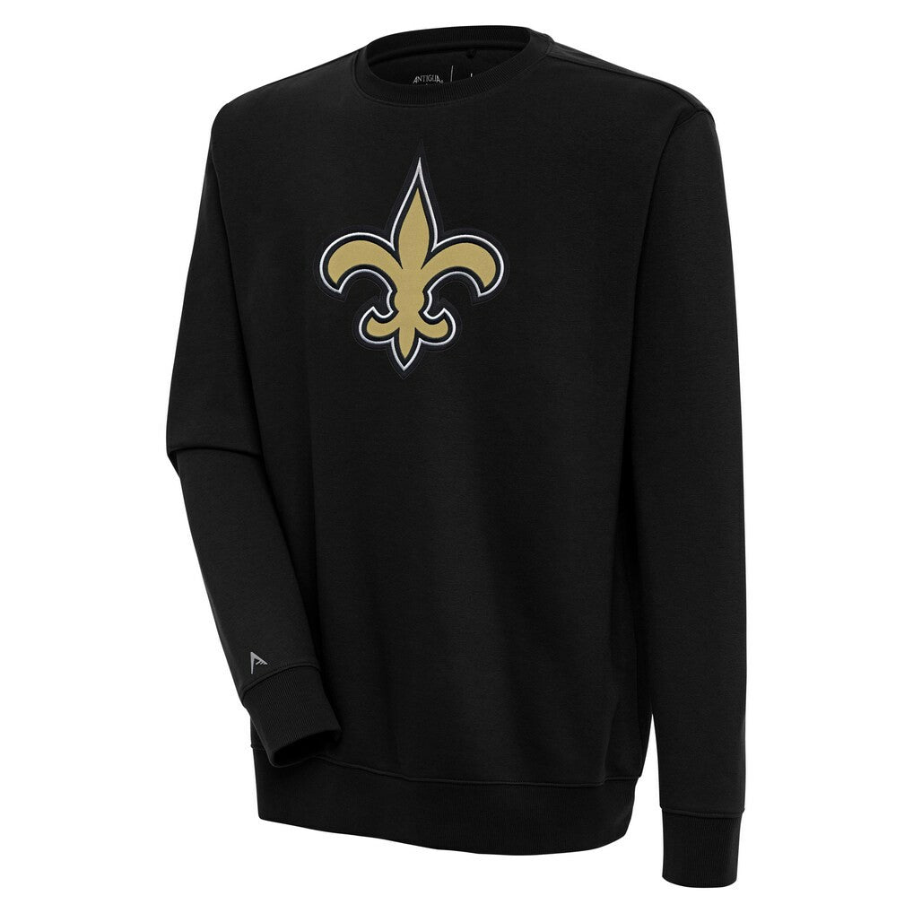 New Orleans Saints Antigua Victory Pullover Sweatshirt Black