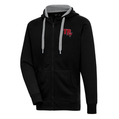 Tampa Bay Buccaneers Antigua Victory Full-Zip Hoodie Black