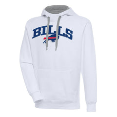 Buffalo Bills Antigua Victory Pullover Hoodie White