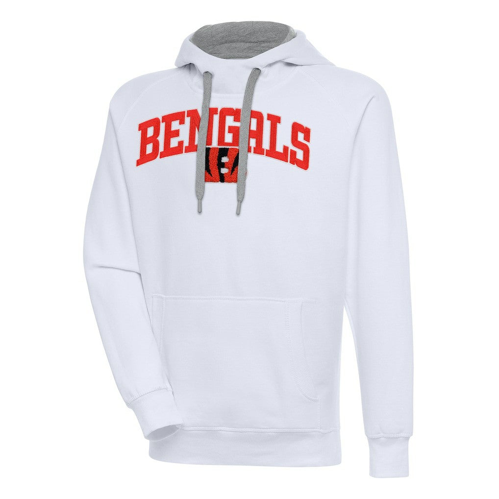 Cincinnati Bengals Antigua Victory Pullover Hoodie White