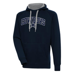 Dallas Cowboys Antigua Victory Pullover Hoodie Navy