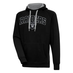 Las Vegas Raiders Antigua Victory Pullover Hoodie Black