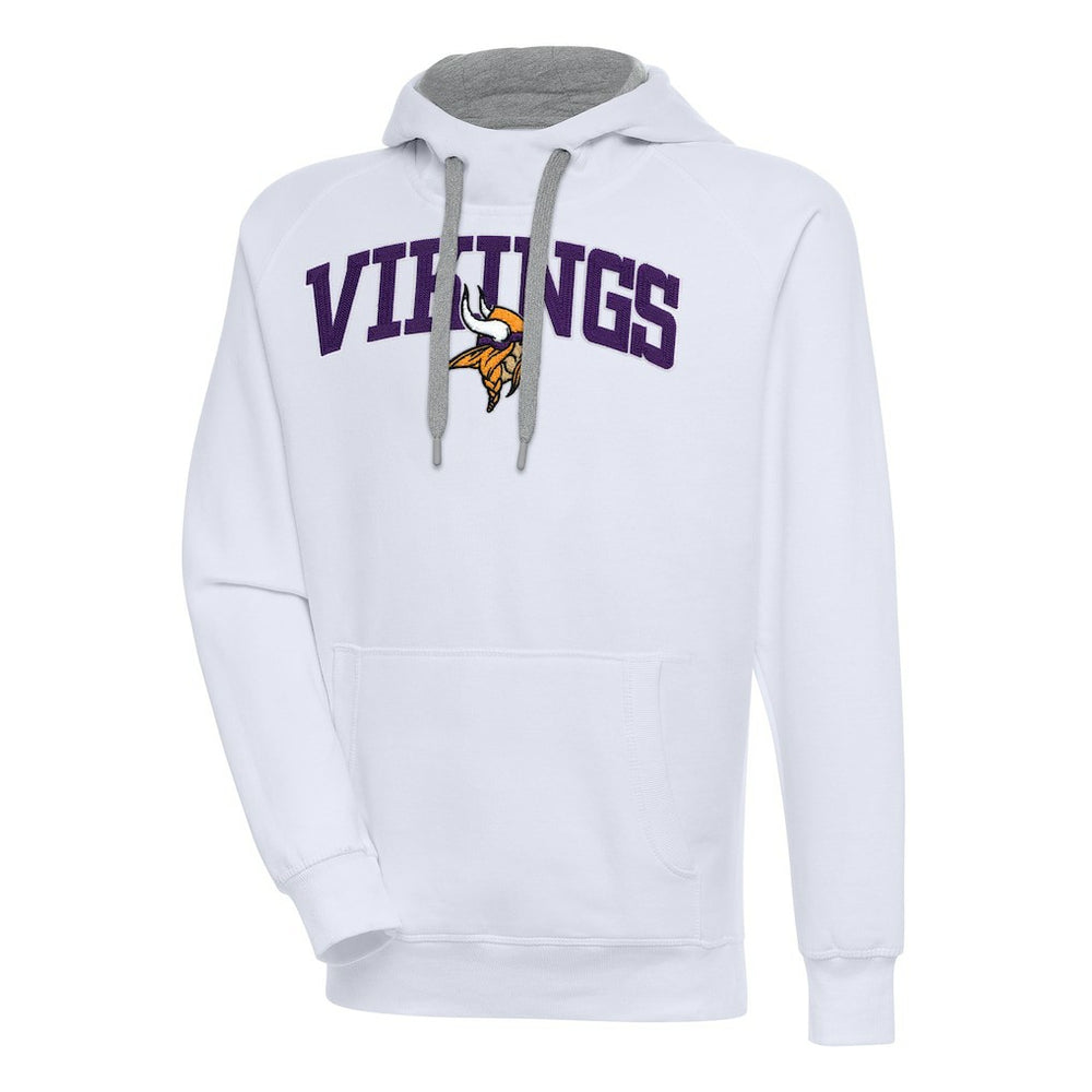 Minnesota Vikings Antigua Victory Pullover Hoodie White